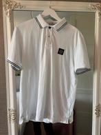 Stone island polo, Ophalen, Maat 52/54 (L), Wit, Stone Island