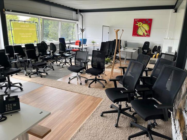 For-Less kantoor meubilair gebruikt Utrecht / De Meern, Huis en Inrichting, Bureaustoelen, Gebruikt, Bureaustoel, Zwart, Ergonomisch