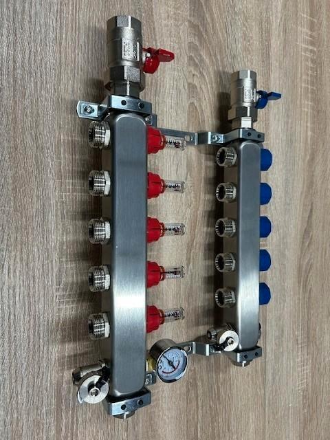 051. Vloerverdeler rvs, Hobby en Vrije tijd, Overige Hobby en Vrije tijd, Nieuw, Ophalen