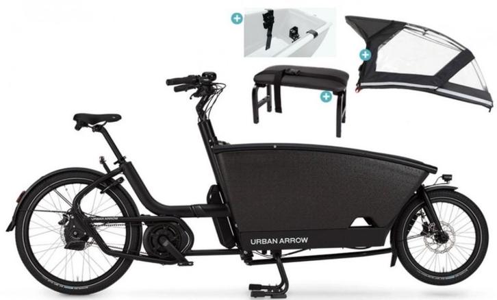 Urban Arrow Family Cargo Line 85 NM Elektrische bakfiets, Fietsen en Brommers, Fietsen | Bakfietsen, Nieuw, Overige merken, 4 kinderen of meer