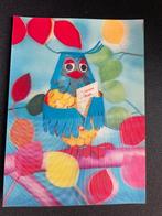 3D dieptekaart / ansichtkaart, Fabeltjeskrant, meneer de Uil, Verzenden, 1960 tot 1980, Sterren en Beroemdheden