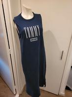 Super leuke blauwe Tommy Hilfiger jurk maat L, Blauw, Maat 42/44 (L), Ophalen of Verzenden, Onder de knie