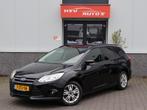 Ford Focus Wagon 1.0 EcoBoost Lease Titanium airco LM cruise, Auto's, Ford, Euro 5, 125 pk, Gebruikt, Zwart