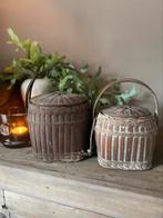 Set 2 chinese manden aura peeperkorn mand chinees landelijk, Huis en Inrichting, Woonaccessoires | Schalen en Manden, Ophalen of Verzenden