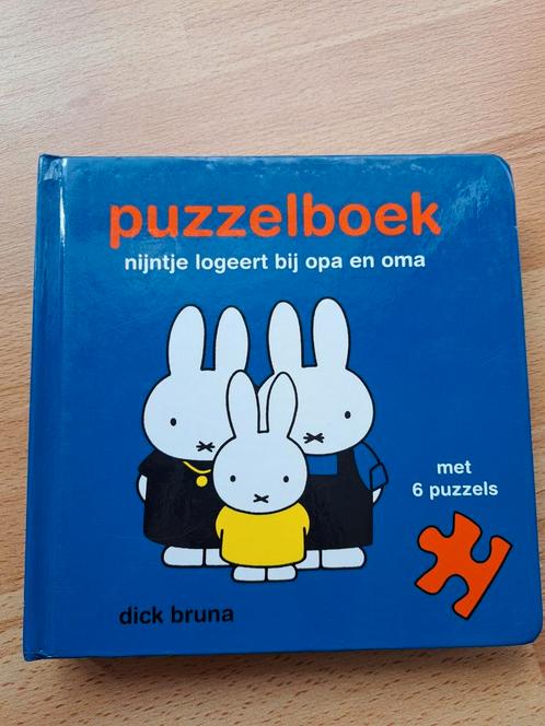 Nijntje puzzelboek met 6 puzzels, Boeken, Kinderboeken | Baby's en Peuters, Zo goed als nieuw, 1 tot 2 jaar, Ophalen of Verzenden