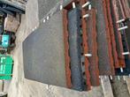 Rubber tegels 100cm x50, Doe-het-zelf en Verbouw, Dakpannen en Dakbedekking, Ophalen, Vdb, Zwart, Vdb