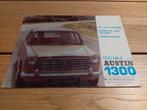 Brochure Austin 1100 MK2 & 1300, Ophalen of Verzenden, Zo goed als nieuw