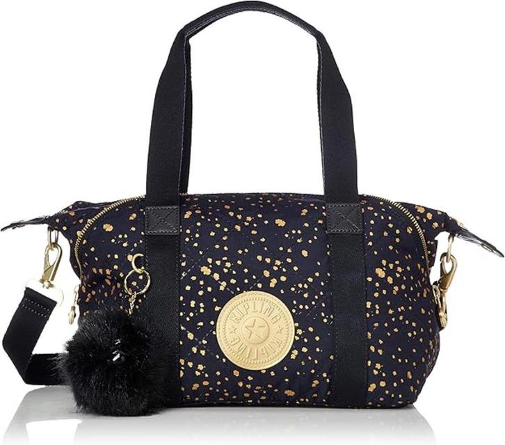 Kipling Art Mini Golden Night (nr.5 D7), Sieraden, Tassen en Uiterlijk, Tassen | Damestassen, Zo goed als nieuw, Handtas, Blauw