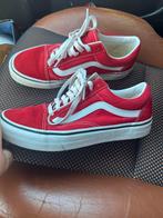 Rode Vans Old Skool - Maat 39, Kleding | Dames, Schoenen, Ophalen of Verzenden, Zo goed als nieuw, Rood