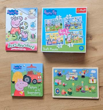 Nieuw! Peppa big set, 5 puzzels, verf/ kleurboek en leesboek beschikbaar voor biedingen