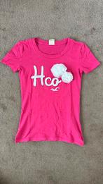 3 x Hollister t-shirt XS (roze, groen, wit met kraaltjes), Kleding | Dames, T-shirts, Maat 34 (XS) of kleiner, Ophalen of Verzenden