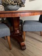 Brokante ronde Franse eettafel – Ø 120 cm, Ophalen