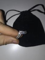 Pandora princess wishbone ring, Sieraden, Tassen en Uiterlijk, Ringen, Nieuw, 17 tot 18, Met kristal, Dame