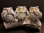 Zien horen zwijgen uilen, Verzamelen, Beelden en Beeldjes, Ophalen of Verzenden, Zo goed als nieuw, Dier