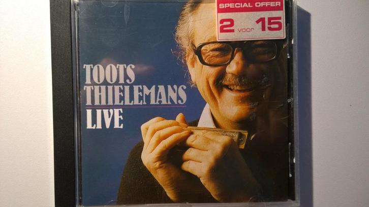 Toots Thielemans - Live, Cd's en Dvd's, Cd's | Jazz en Blues, Zo goed als nieuw, Jazz, 1980 tot heden, Ophalen of Verzenden