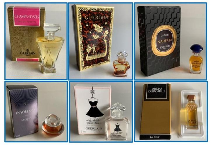 Guerlain Miniaturen - Parfumflesjes, Verzamelen, Parfumverzamelingen, Zo goed als nieuw, Miniatuur, Gevuld, Ophalen