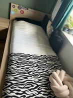 Eenpersoonsbed met uitschuifbare lade, matras en nachtkastje, Ophalen, Gebruikt, 90 cm, Eenpersoons