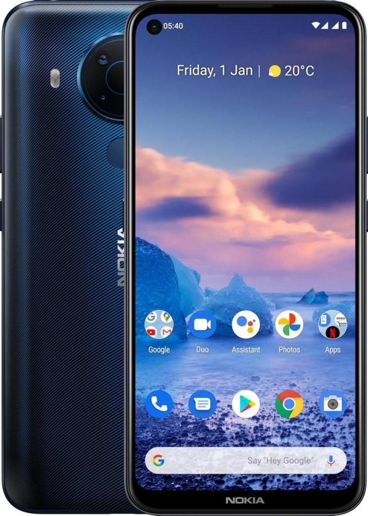 Nokia  5.4 - 64GB - Blauw, Telecommunicatie, Mobiele telefoons | Nokia