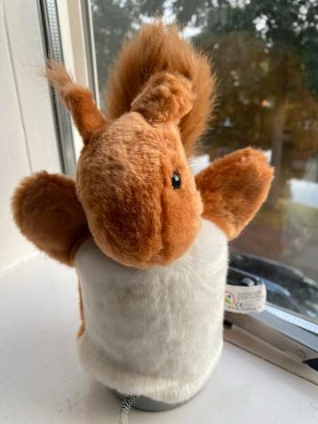 Handpop Eekhoorn - Leuk Speelgoed! beschikbaar voor biedingen