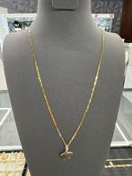 14K Goud - Gouden Ketting + Hanger - Nieuw - 14Karaat, Ophalen of Verzenden, Nieuw, Goud, Goud