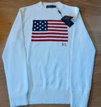 Ralph lauren vlag sweater - M, Verzenden, Nieuw, Maat 48/50 (M), Wit