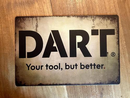 Dart, YourTool, But Better metalen reclamebord (Old Look), Verzamelen, Merken en Reclamevoorwerpen, Nieuw, Reclamebord, Ophalen of Verzenden