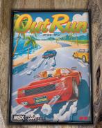 MSX OUTRUN SEGA Poster Print in lijst videogame decor, Verzamelen, Ophalen of Verzenden, Nieuw, A1 t/m A3, Film en Tv