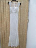 Eva & Lola feestjurk / bruidsjurk ecru kant maat 36 NIEUW, Kleding | Dames, Galajurk, Wit, Nieuw, Ophalen of Verzenden