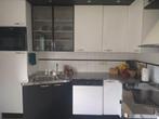 Gratis! Ital.design keuken compleet, Ophalen, Gebruikt, Zwart, Hoekkeuken