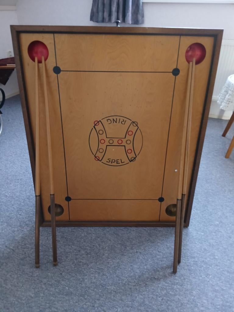 Vintage Ring Spel Bordspel, Gebruikt, Onbekend, Ophalen of Verzenden, Een of twee spelers