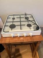 4-pits gasfornuis (met NL gasaansluiting!), Huis en Inrichting, Keuken | Keukenelementen, Ophalen, Gebruikt, Wit, 50 tot 100 cm
