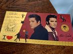 Golden collector biljet elvis Presley, Verzamelen, Muziek, Artiesten en Beroemdheden, Ophalen of Verzenden, Zo goed als nieuw