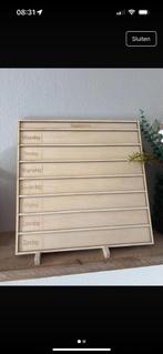 Houten Weekplanner - Nieuw, Ophalen of Verzenden, Nieuw, Overige typen