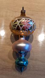 * Gave vintage unieke vorm kerstbal Poolse bonte bal *, Ophalen of Verzenden, Gebruikt