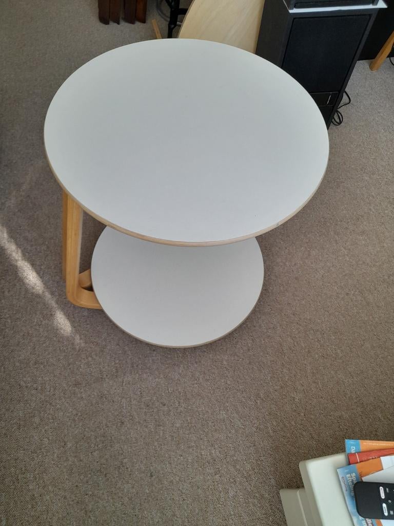 Tafeltje plywood Anes ikea vintage - zgan, Ophalen, Zo goed als nieuw