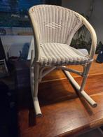 Witte Rotan Schommelstoel Kinderen, Ophalen, Gebruikt, Stoel