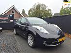 Nissan LEAF Visia 24 kWh Automaat Airco 99384 Km NAP, Stof, Gebruikt, Traction-control, Zwart