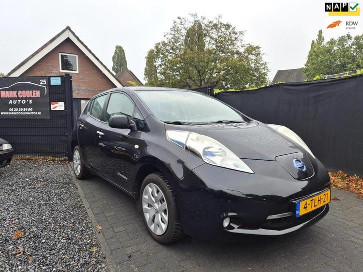 Nissan LEAF Visia 24 kWh Automaat Airco 99384 Km NAP, Auto's, Nissan, Bedrijf, Te koop, Leaf, ABS, Airbags, Airconditioning, Boordcomputer