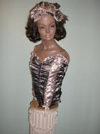 Brocante buste + aankleding, Antiek en Kunst, Curiosa en Brocante, Ophalen of Verzenden