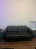 Gratis leren bank, Ophalen, Gebruikt, Tweepersoons, Leer