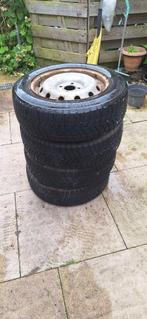 Velgen met winterbanden, Auto-onderdelen, Banden en Velgen, Ophalen, Gebruikt, 15 inch, Banden en Velgen