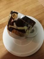 Le Porcellane d Acona Espresso Kop en schotel, Overige materialen, Verzenden, Zo goed als nieuw, Overige stijlen