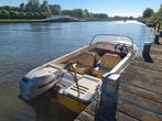 Almarine 430 Speedboot 4takt 15PK Mariner Elek start Trailer, Ophalen of Verzenden, Gebruikt