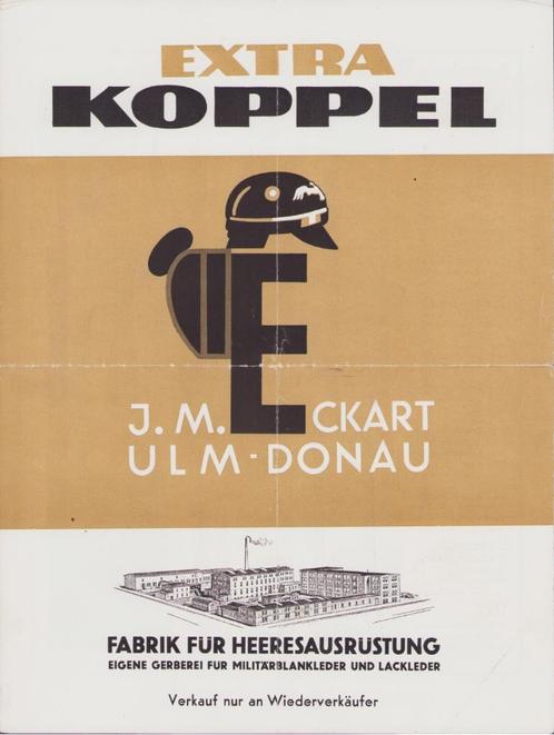 Zeldzame ‘Extra Koppel’ verkoop folder, Verzamelen, Militaria | Tweede Wereldoorlog, Landmacht, Boek of Tijdschrift, Duitsland