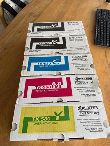 Kyocera TK-580 Toner Set - Nieuw in Doos! beschikbaar voor biedingen