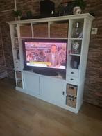 Witte televisiekast, Huis en Inrichting, Kasten | Televisiemeubels, Ophalen, Gebruikt, 150 tot 200 cm, 150 tot 200 cm