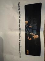 2 x bioscoop VUE  film voucher met medium popcorn, Tickets en Kaartjes, Filmkaartjes, Drie personen of meer, Kortingskaartje