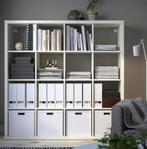 Witte KALLAX kast - 16 vakken - 147x147 cm, Huis en Inrichting, Kasten | Boekenkasten, Ophalen, 100 tot 150 cm, Zo goed als nieuw