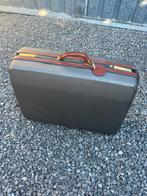 Groot vintage samsonite koffer / reiskoffer met sletels, Gebruikt, Hard kunststof, Slot, 45 tot 55 cm