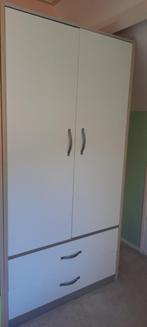 Te koop witte kledingkast Vroomshoop, Ophalen, Overige materialen, 100 tot 150 cm, 200 cm of meer
